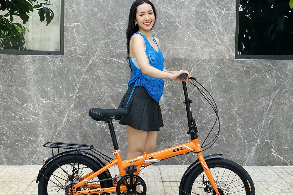 Xe đạp gấp GL Bike Fashion cho phụ nữ tự tin